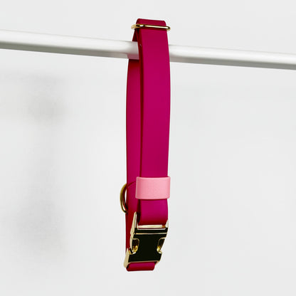 Collier clip taille S rose