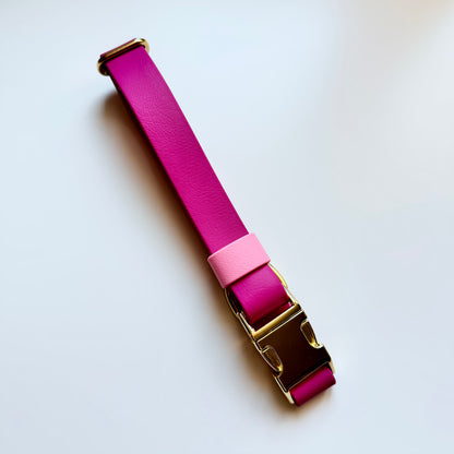 Collier clip taille S rose