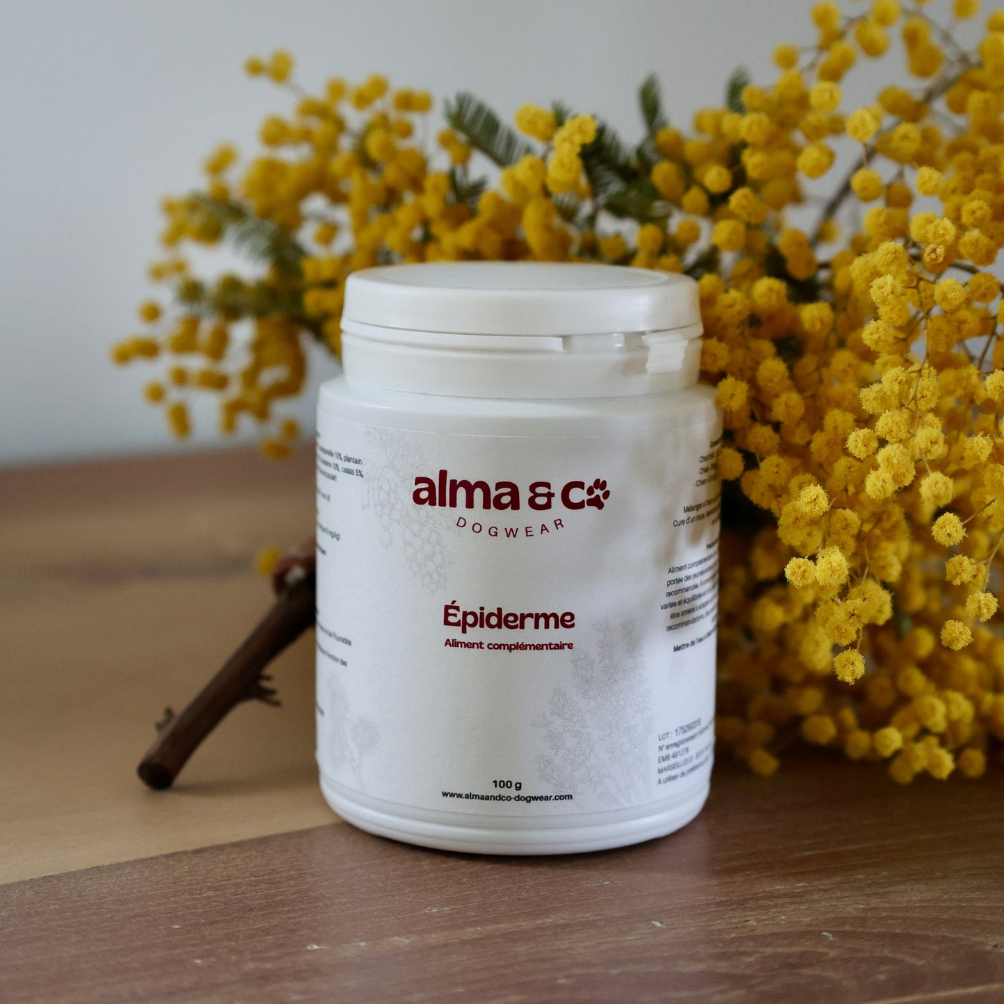 Aliment complémentaire naturel épiderme (peau et pelage) pour chien et chat 