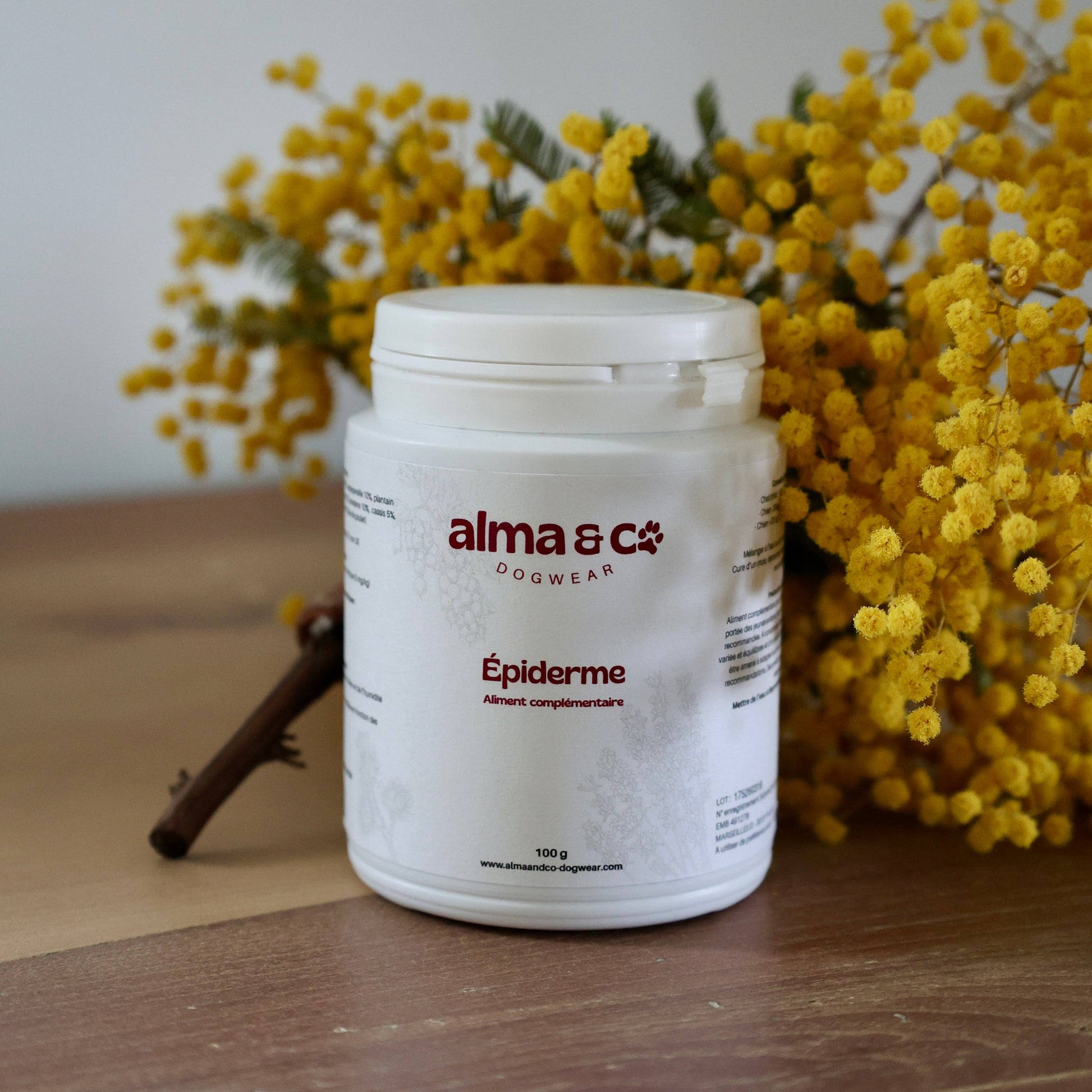 Aliment complémentaire naturel épiderme (peau et pelage) pour chien et chat 